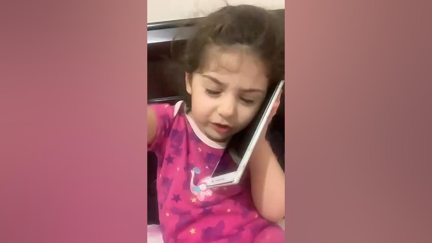 تلفن حرف زدن دخمل بامزه