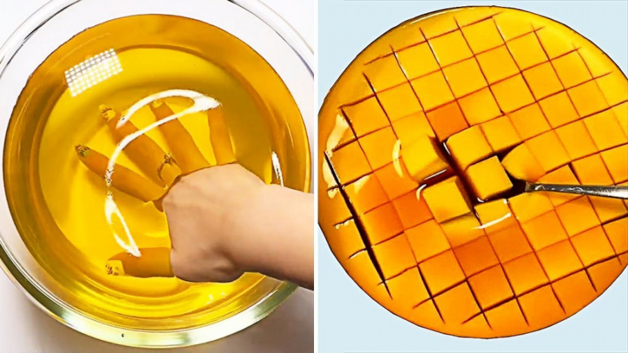 بازی با اسلایم شفاف  واتر اسلا...