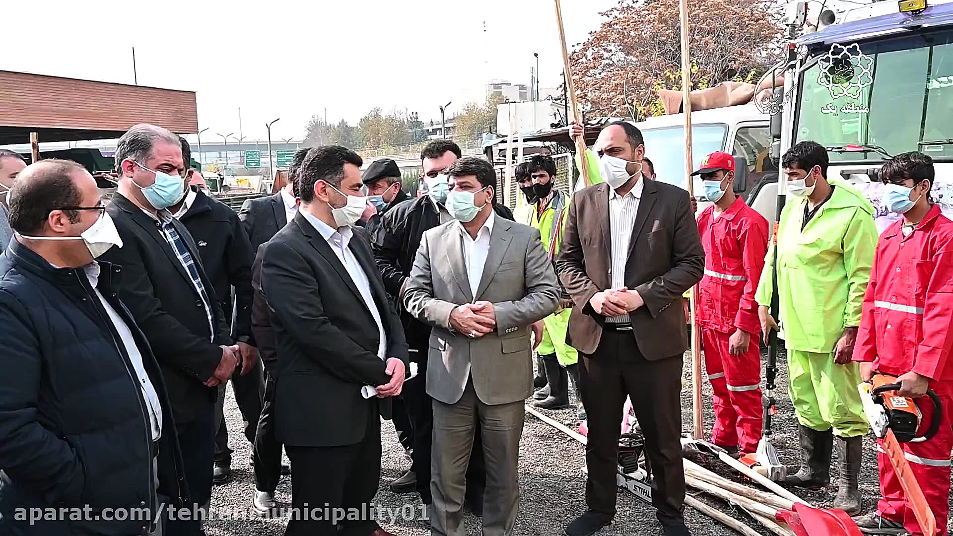 مانور برف روبی شهرداری منطقه ی...