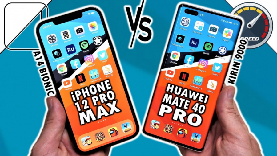 مقایسه سرعت آیفون 12 پرو مکس ب...