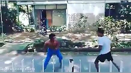 دعوا بین تکواندوکار و بوکسر