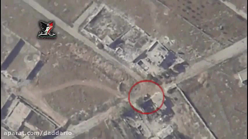 شکار هوایی تکفیری ها در شهر حل...