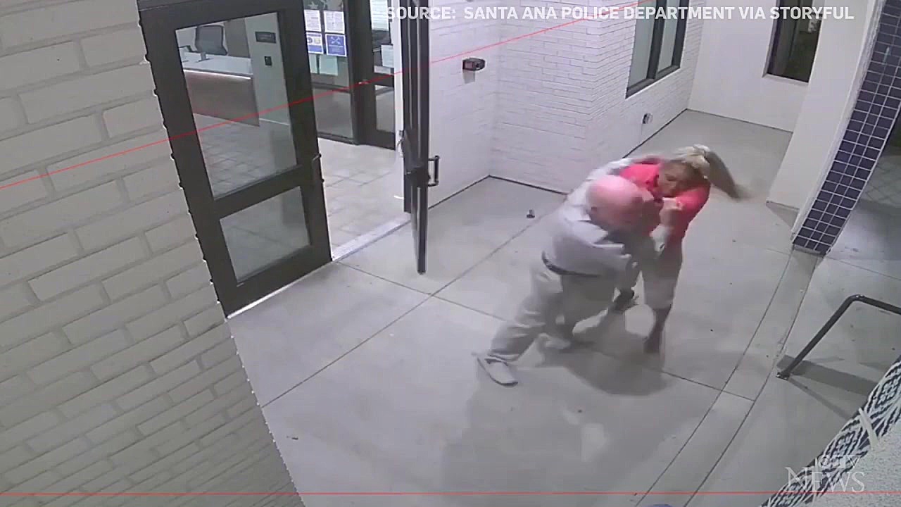 حمله یک زن به کهنه سرباز ارتش...