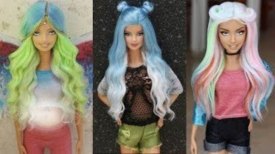 آموزش مدل مو باربی و کن