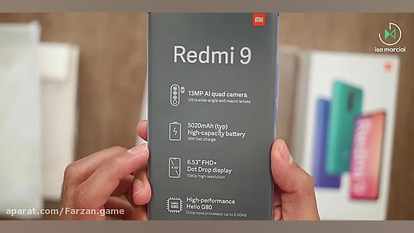 جعبه گشایی Xiaomi redmi 9
