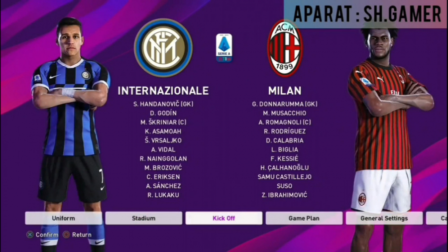 گیم پلی بازی PES 2020 اینتر و...