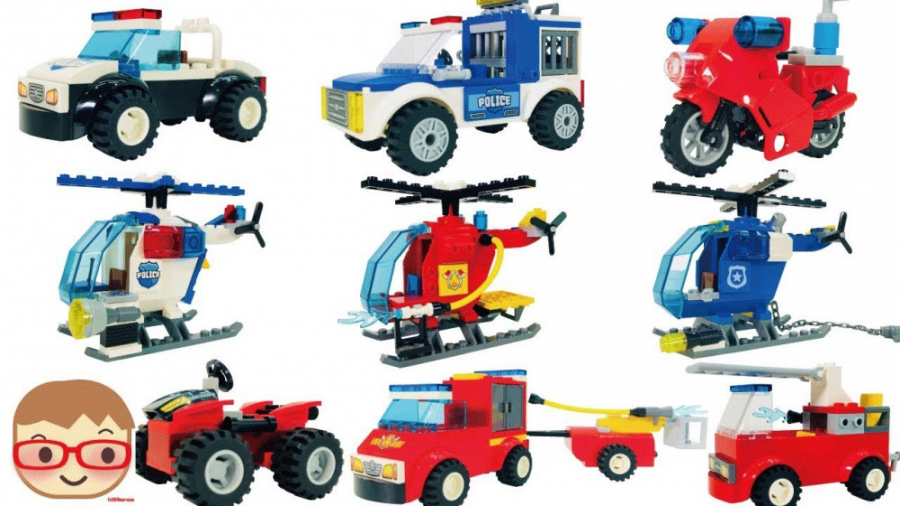 لگو وسایل نقیله پلیس و اورژانس