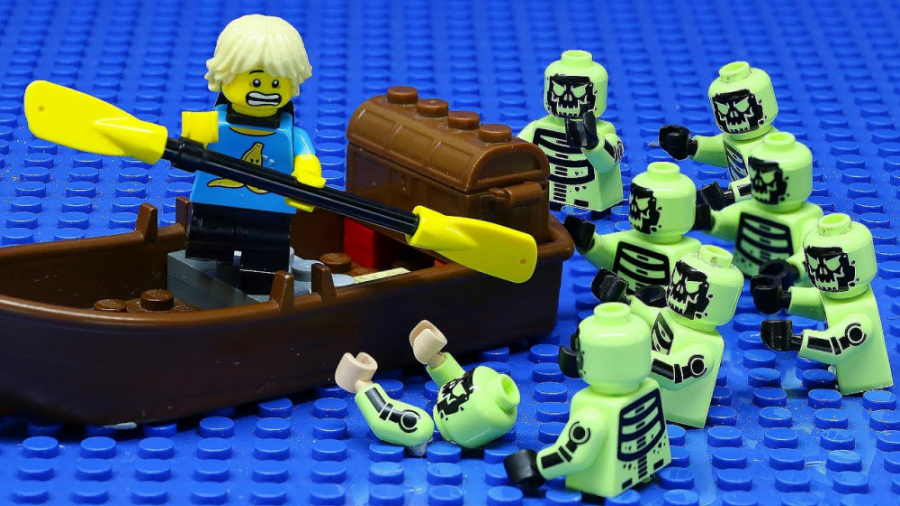 لگو کارتونی حمله زامبی ها