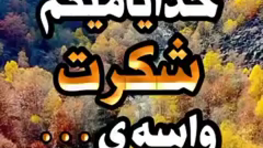 کلیپ خدا  خدایا شکرت