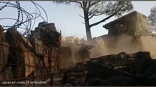 کوبیدن مواضع نیروهای پاکستانی...