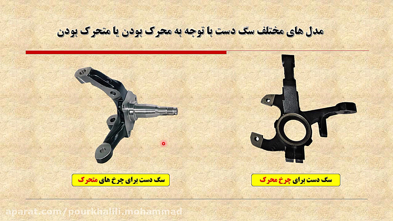 مکانیزم چرخ خودرو قسمت اول (سگ...