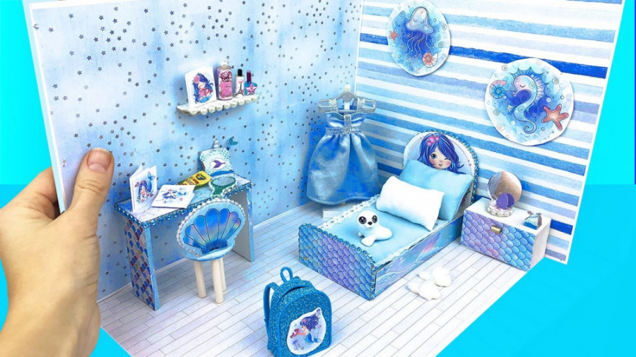 آموزش ساخت اتاق باربی با تم پر...