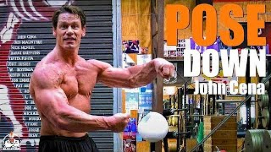 جان سینا بعد از تمرینات بدنساز...