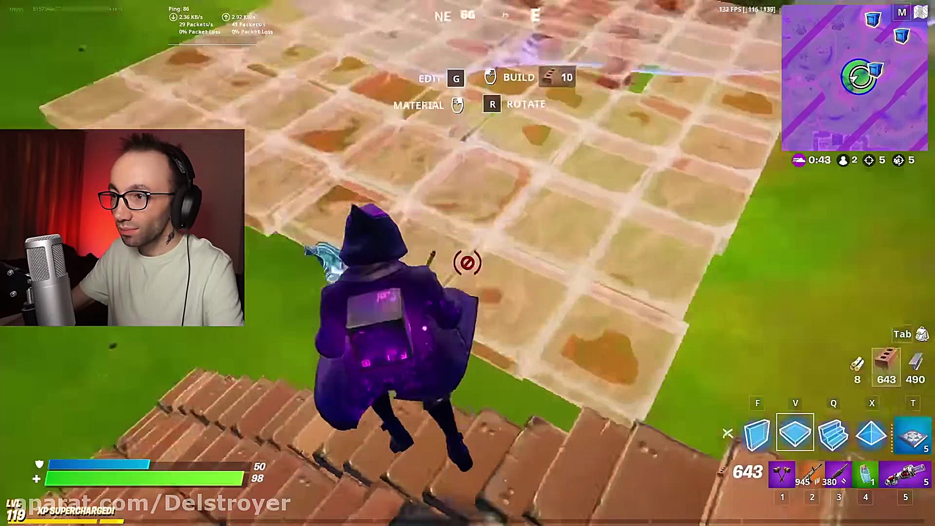 گیمپلی فورتنایت با TINYONE PLA...