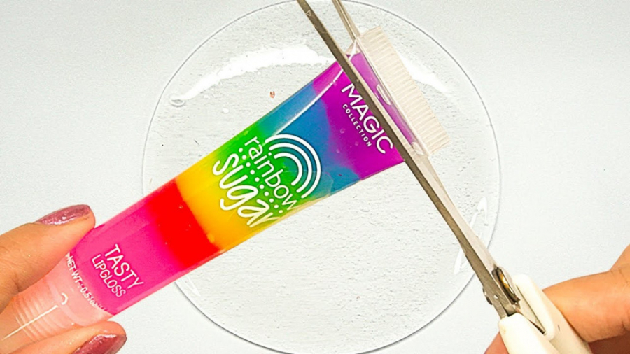 مجموعه اسلایم شفاف و گلیتر و م...