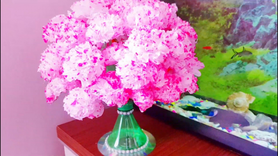 آموزش ساخت گلدان پلاستیکی و لو...