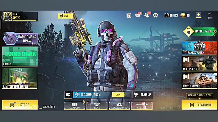 اکانت خوفناک کال آف دیوتی موبا...