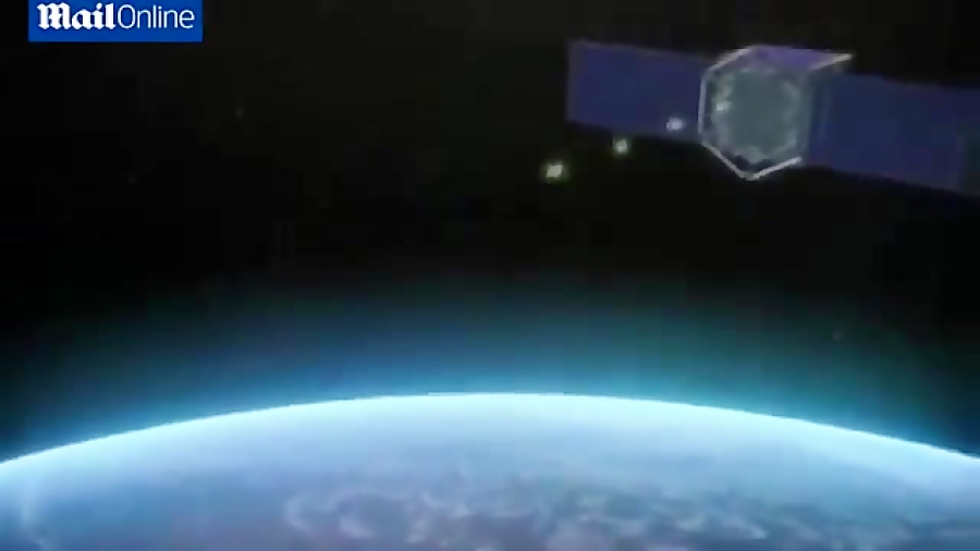 ماهواره ای برای پاکسازی زباله...