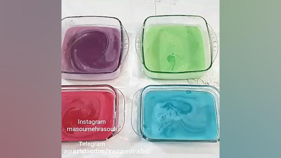 درست کردن ژله پاپیونی