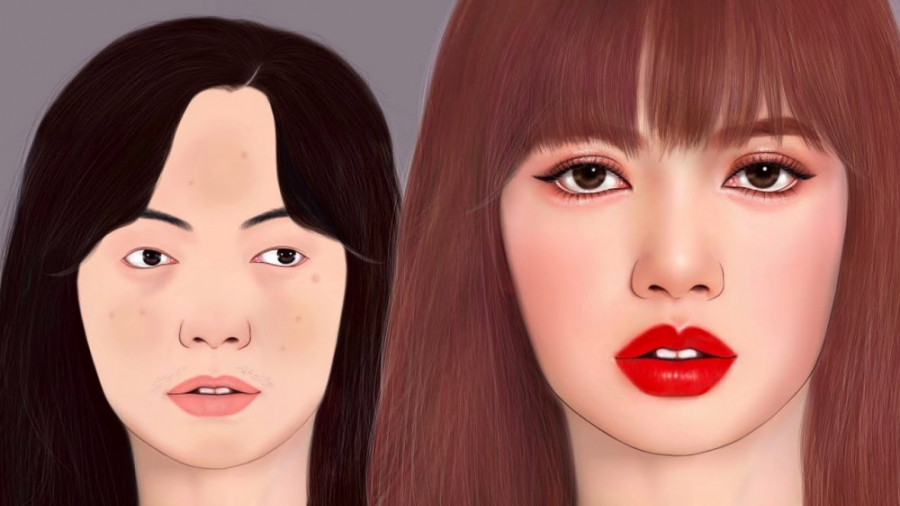 میکاپ لیسا بلک پینک