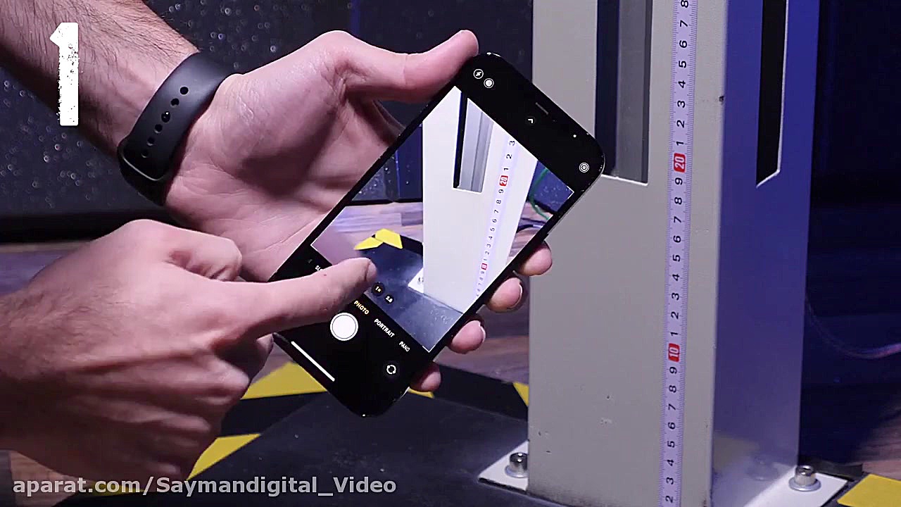 تست سقوط آیفون ۱۲ پرو مکس و گل...