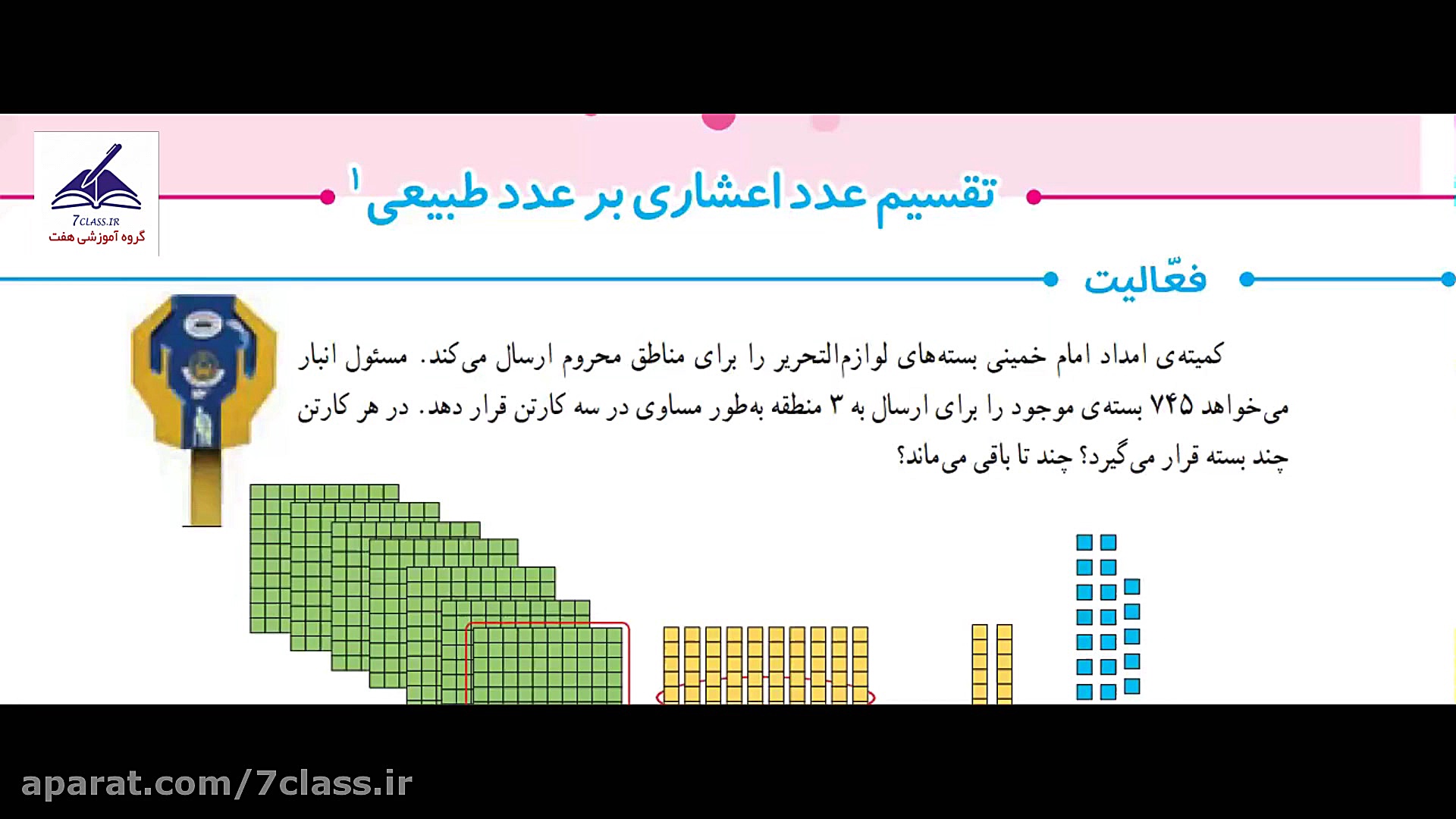 جواب فعالیت صفحه 52 ریاضی ششم...