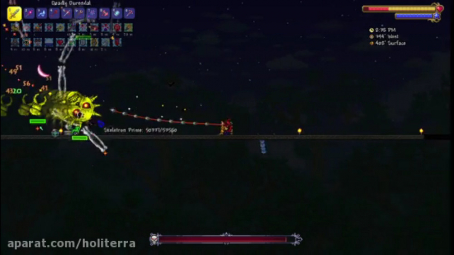 تراریا Terraria کشتن اسکلترون...