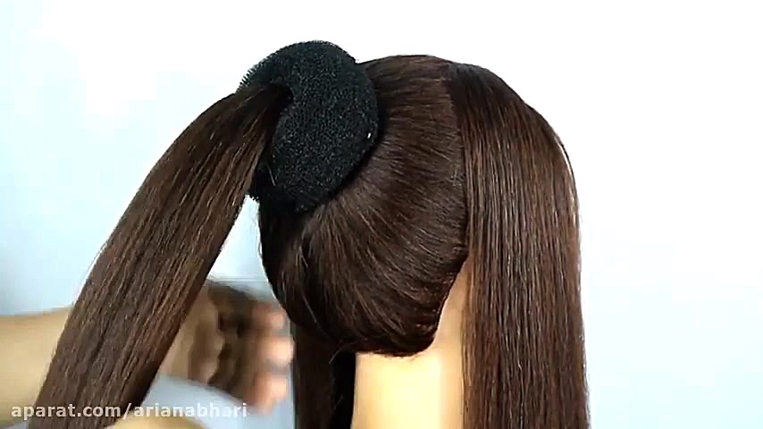 آموزش شینیون عروس تایلندی