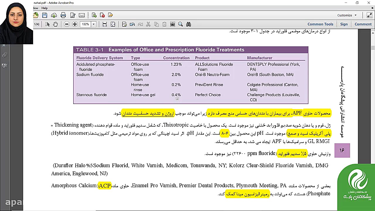 سوال ده مواد دندانی آزمون 99