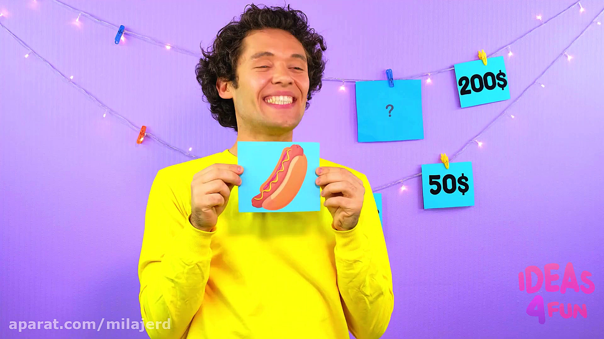 چالش خوردن غذاها و نوشیدنی های...