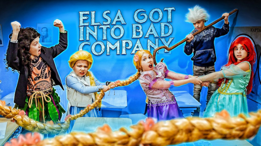 کلاس درس پرنسس ها  السا راپنزل...