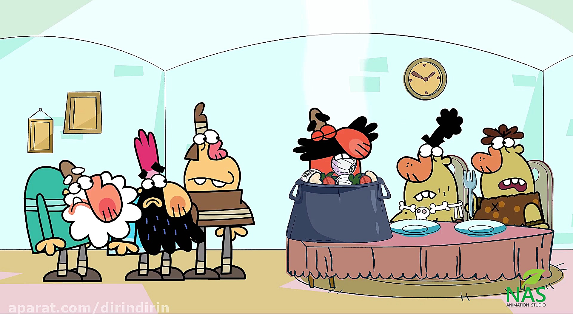 دیرین دیرین  تغذیه