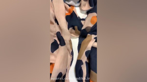 شال پاییزه نخی جودون پلنگی زنج...