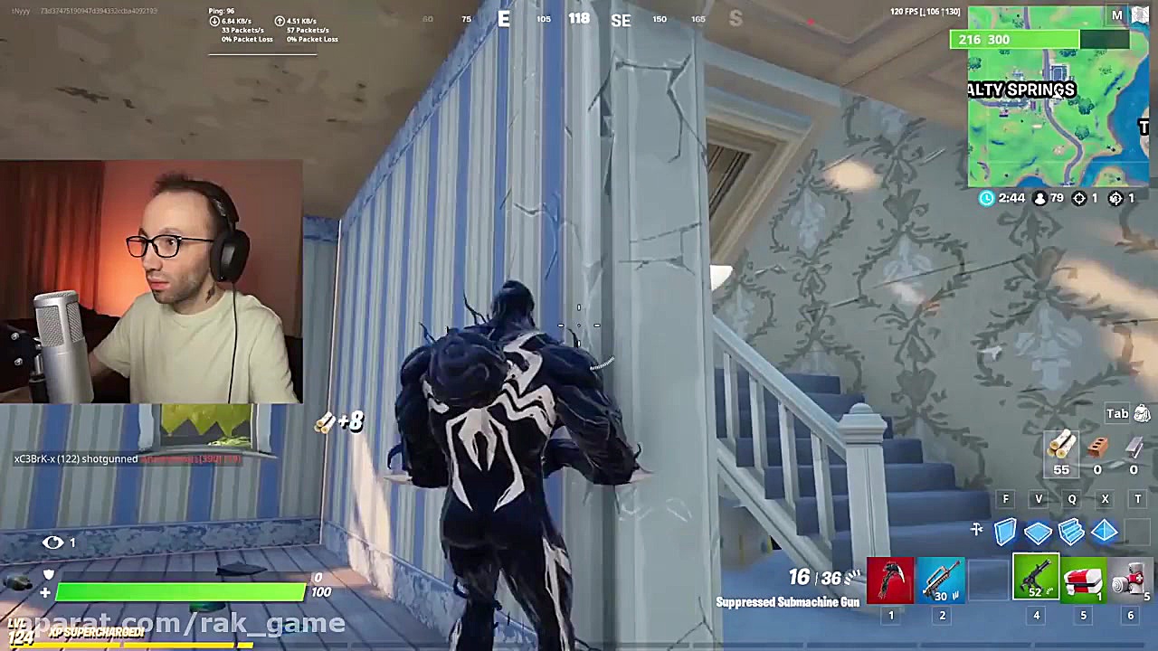 گیمپلی فورتنایت tinyone plays