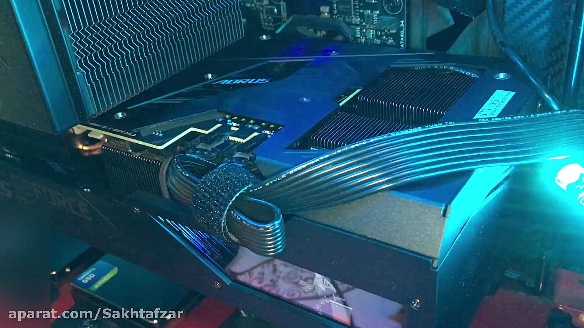 نمایشگر LCD EDGE VIEW کارت گرا...