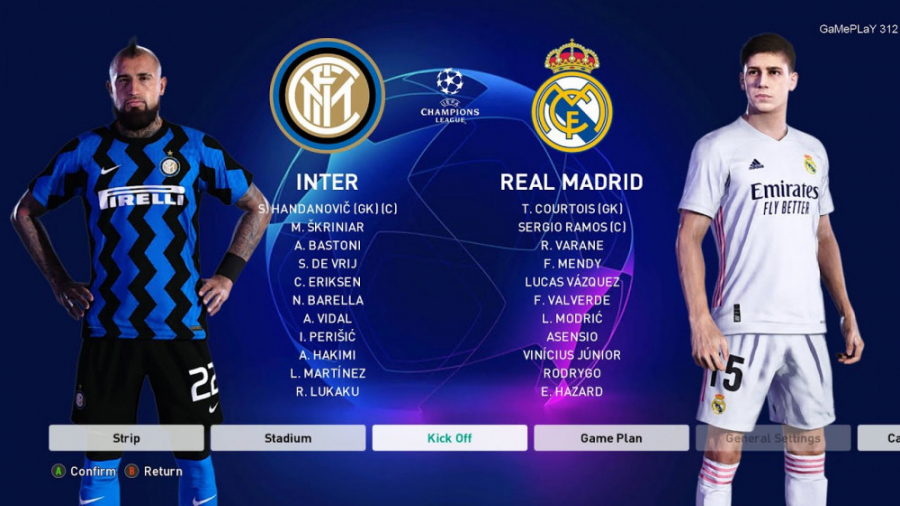 رئال مادرید  اینتر PES 2021