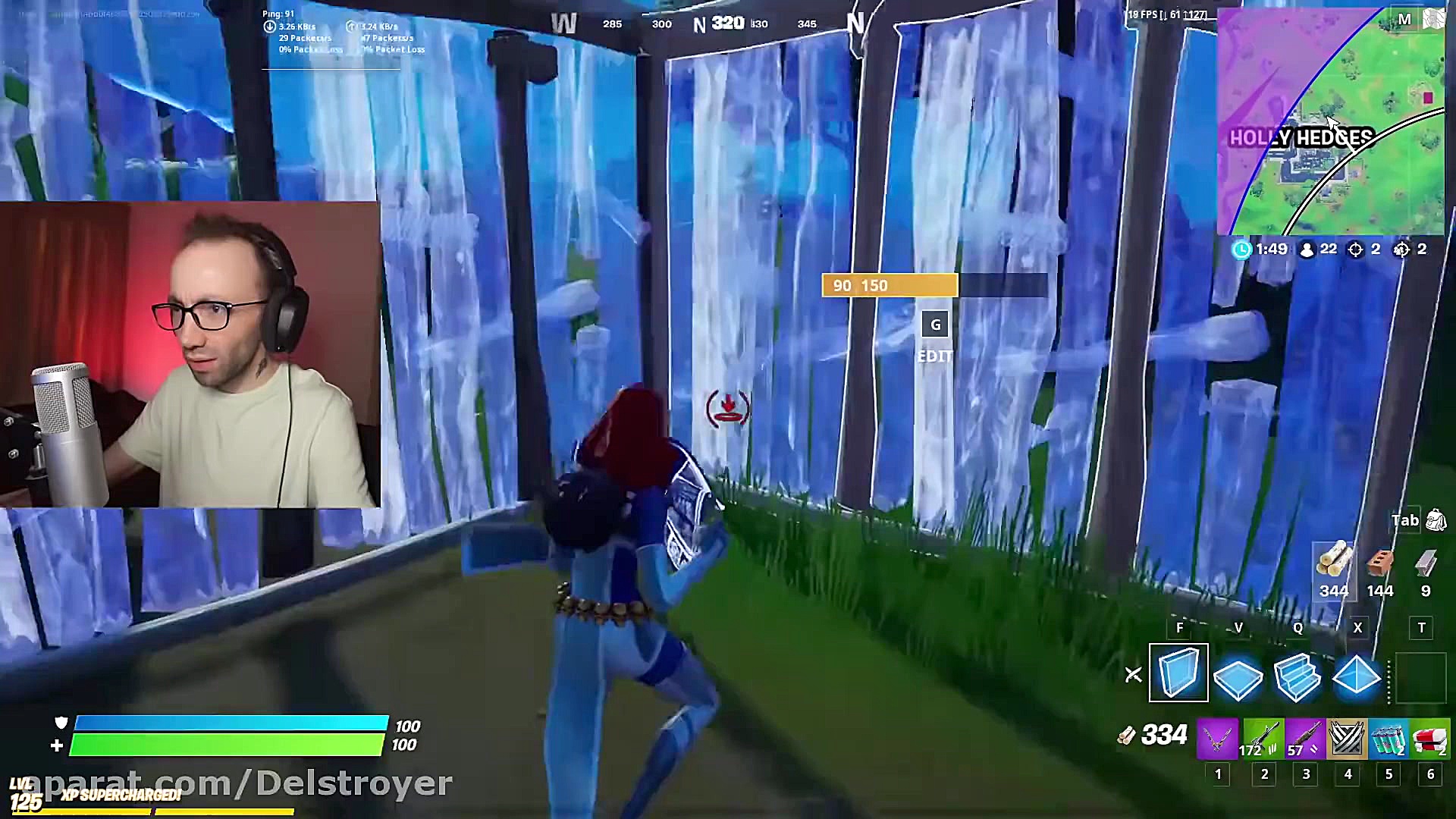 گیمپلی فورتنایت با tinyone pla...