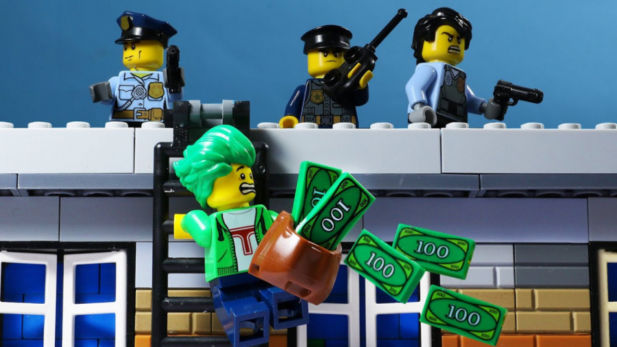 لگو سیتی  لگو کارتونی دزد و پل...