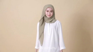 روسری ماشی  ست لباس سفید  پوشا...