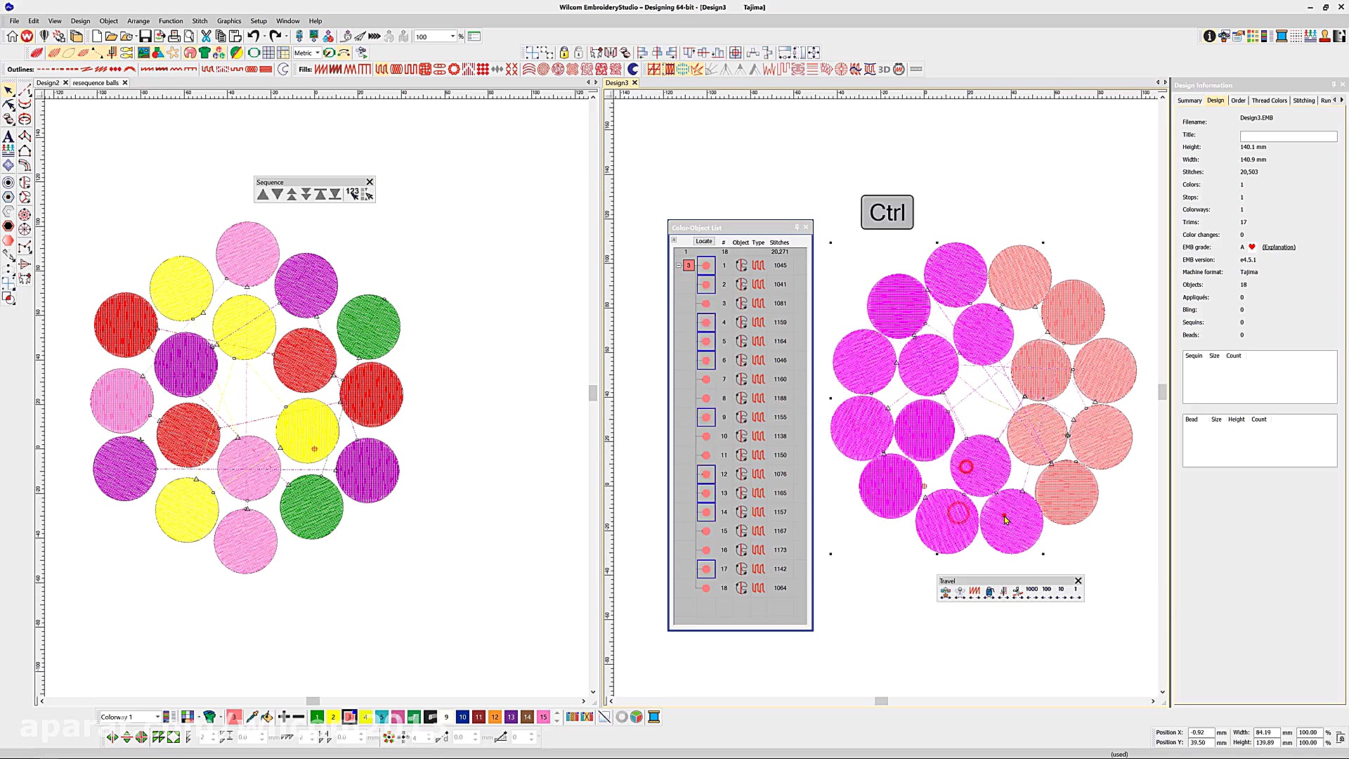 تولبار Sequence در نرم افزار گ...