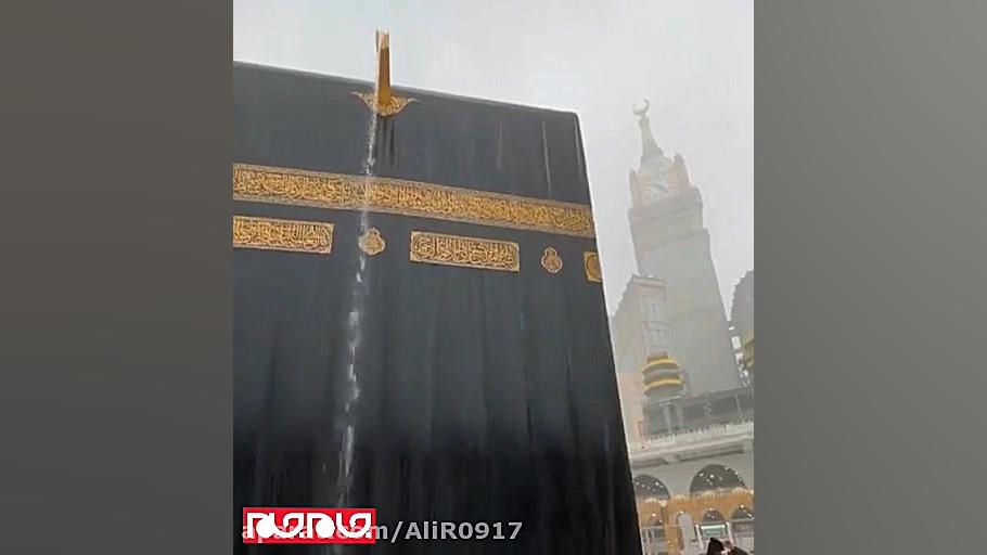 بارش شدید باران در مکه