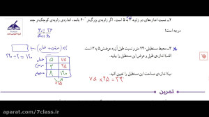 جواب کاردرکلاس صفحه 58 ریاضی پ...