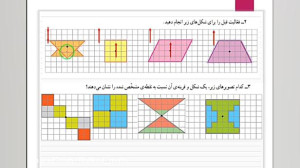 ریاضی ششم فصل چهارم تقارن و مخ...