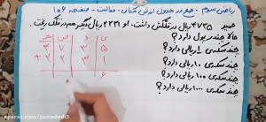 ریاضی سوم ابتدایی صفحه ۱۰۶