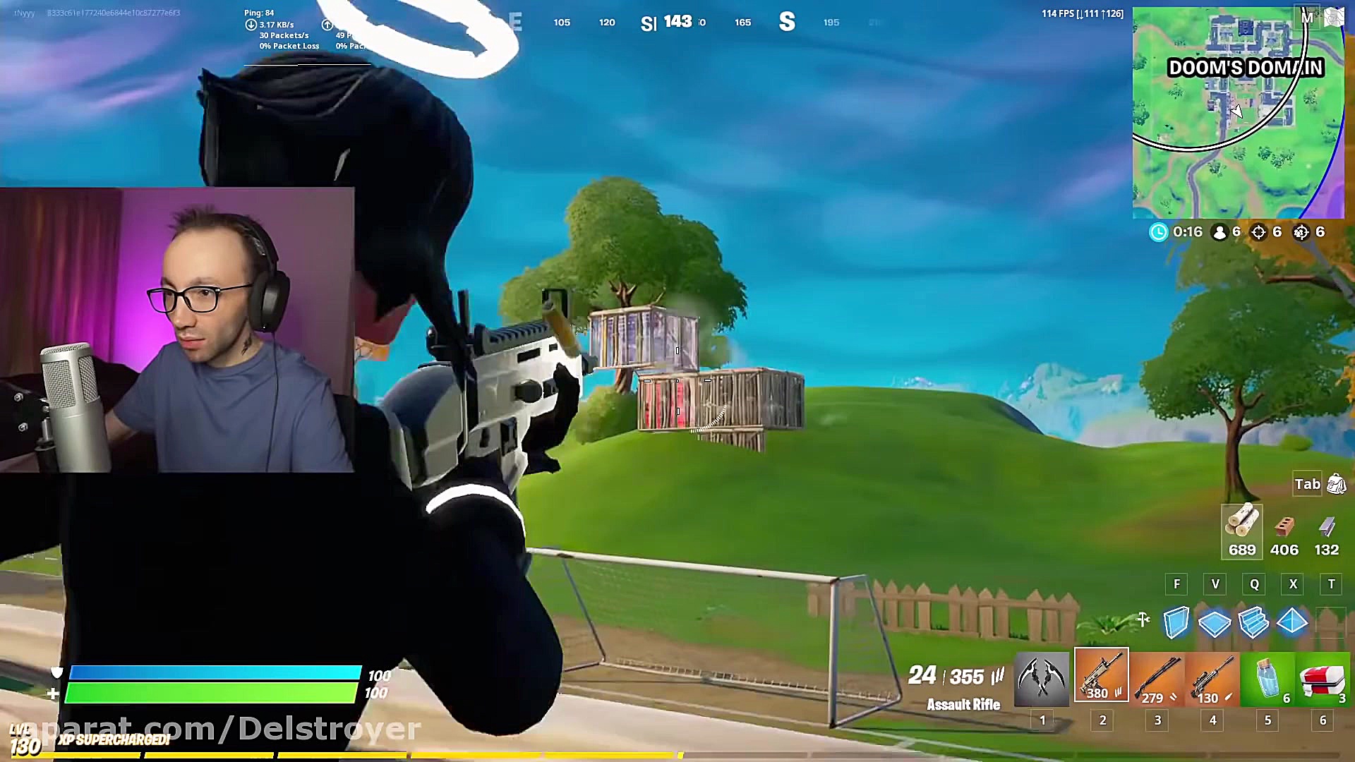 گیمپلی فورتنایت با tinyone pla...