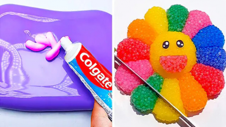 ریلکسین اسلایم  بازی با اسلایم...