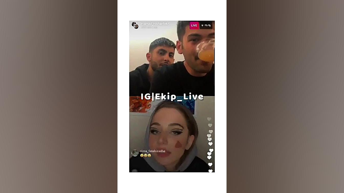 لایو متین و محمد و نیکا