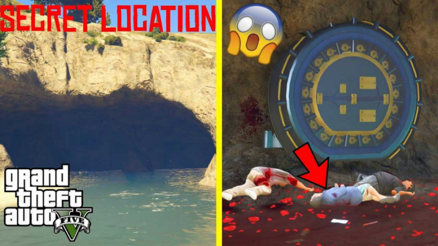 راز جدید gta v!!:غار خطرناک در...