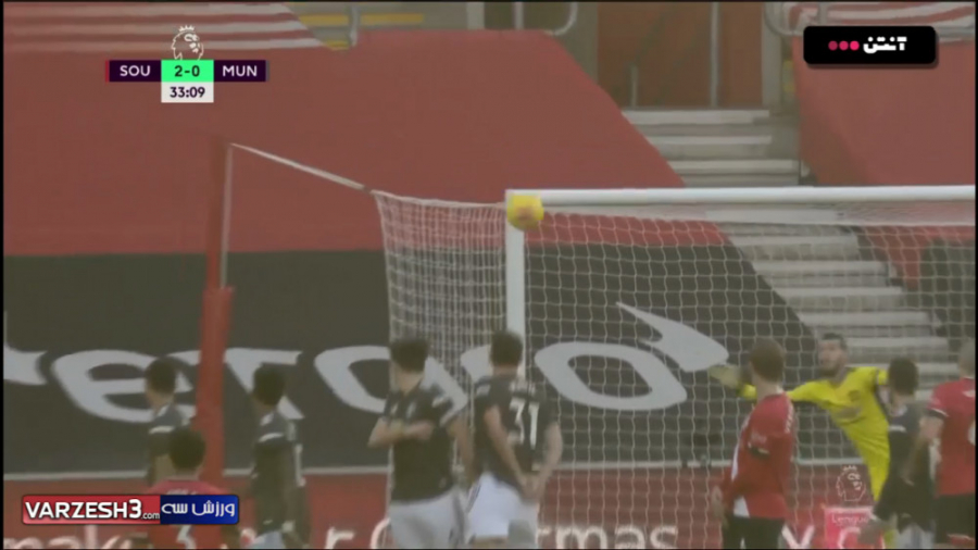 خلاصه بازی ساوتهمپتون 2  منچست...