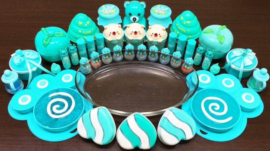 میکاپ اسلایم  تم فیروزه ای